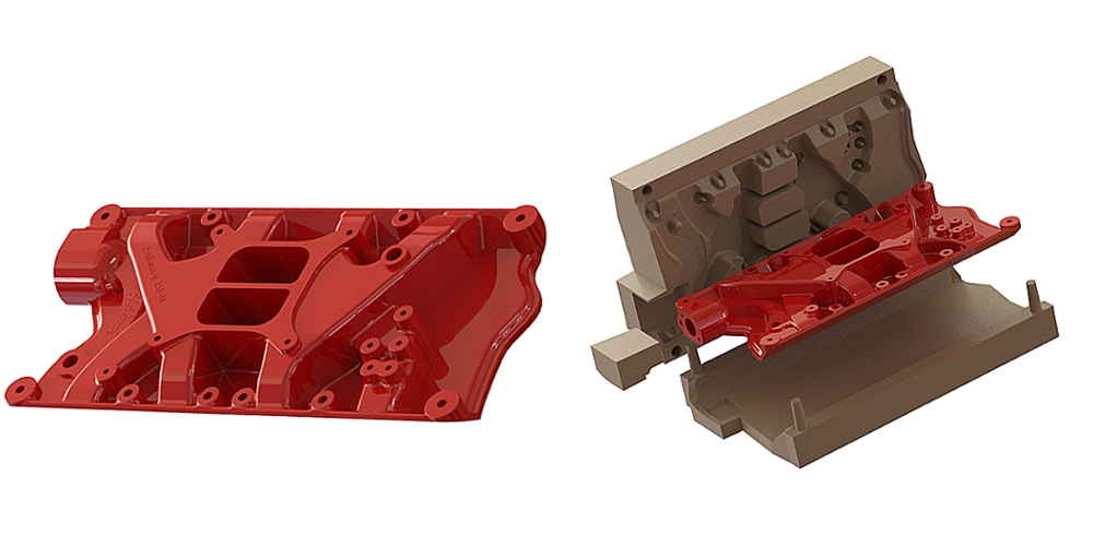 V8 Engine Intake Manifold